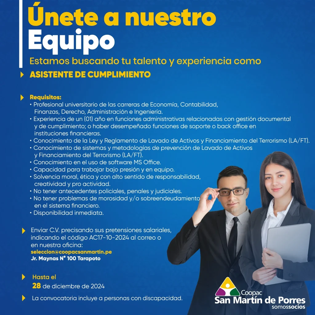 Asistente de cumplimiento